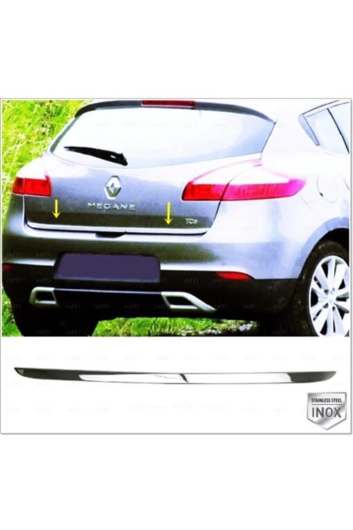 Renault Megane 3 Hb Krom Bagaj Alt Çıtası 2008-2016 P. Çelik