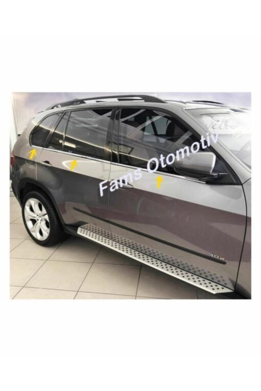 Bmw X5 Krom Cam Çıtası 6 Prç. 2006-2013 Arası P. Çelik