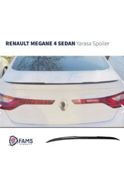 Renault Megane 4 Yarasa Spoiler Esnek Plastik SEDAN 122 cm