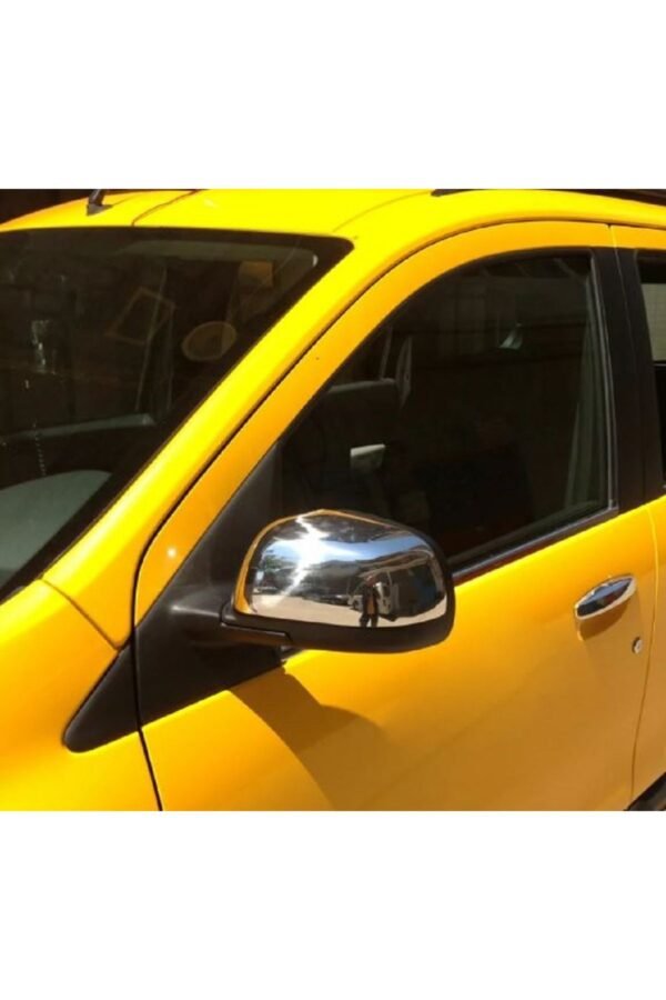 Dacia Lodgy Krom Ayna Kapağı 2 Parça 2012> Paslanmaz Çelik