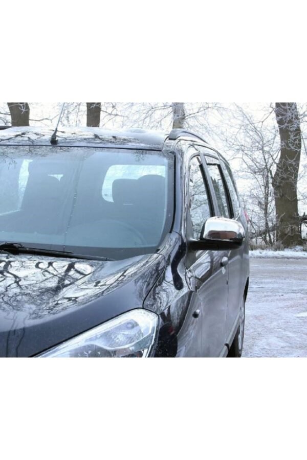 Dacia Lodgy Krom Ayna Kapağı 2 Parça 2012> Paslanmaz Çelik - Görsel 3