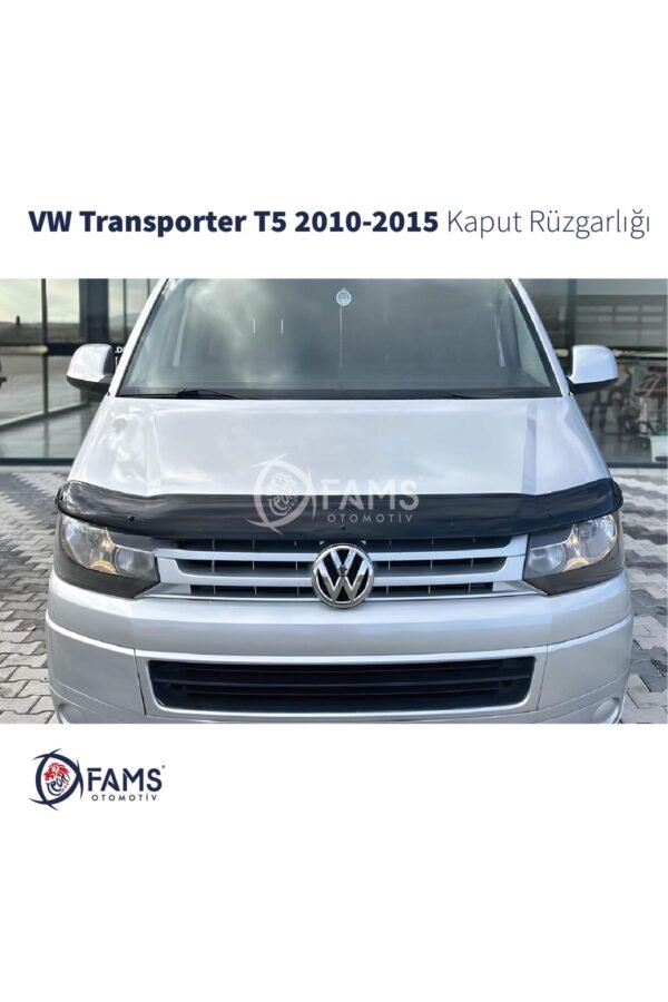 VW Transporter T5 Ön Kaput Koruyucu Rüzgarlığı 2010-2015 ABS Plastik
