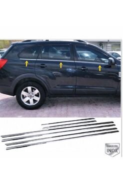 Chevrolet Captiva Krom Cam Çıtası 6 Prç. 2006 Üzeri P. Çelik