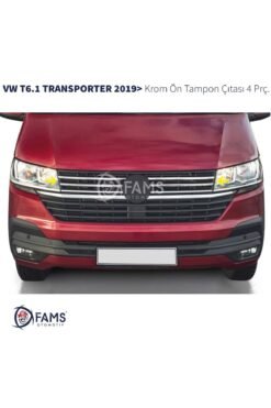 Vw T6.1 Transporter 2019 Üzeri Ön Panjur 4 Parça Paslanmaz Çelik