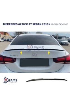 Mercedes A220 V177 Sedan 2019> Yarasa Spoiler Esnek Plastik 122 cm
