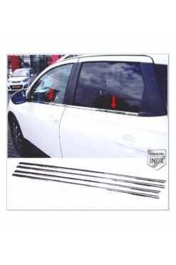 Nissan Qashqai J10 2 Krom Cam Çıtası 4 Prç. 2007-2014 P. Çelik