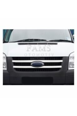 Ford Transit Uyumlu Krom Ön Panjur 2 Parça 2006-2014 Arası Paslanmaz Çelik