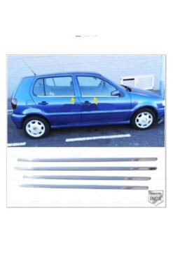 Vw Polo Krom Cam Çıtası 4 Parça 1994-2001 Paslanmaz Çelik. (HB)