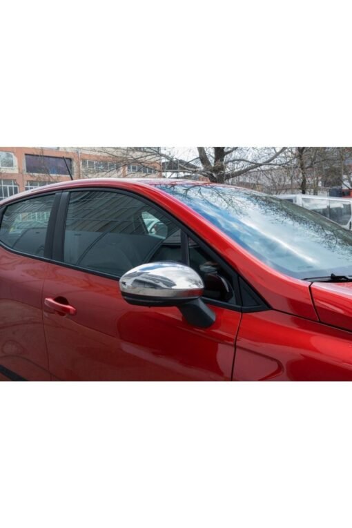 Renault Clio 5 Uyumlu  Hb Krom Ayna Kapağı 2 Parça 2019 Ve Üzeri Paslanmaz Çelik