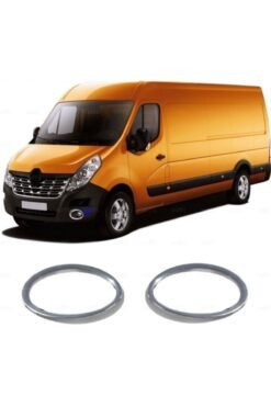 Renault Master 3 Krom Sis Çerçevesi 2 Parça 2010 Üzeri Paslanmaz Çelik