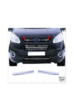 Ford Custom Krom Ön Panjur 2 Prç. 2012-2018 Arası Paslanmaz Çelik
