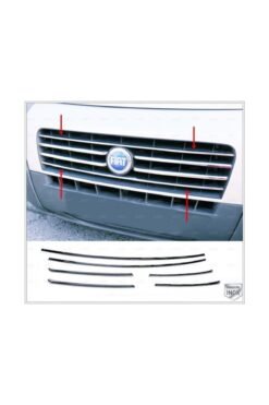 Fiat Ducato Krom Ön Panjur 6 Prç. 2006-2014 Arası Paslanmaz Çelik