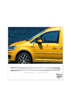 Vw Caddy Krom Cam Çıtası 4 Prç. 2015 Ve Üzeri Paslanmaz Çelik