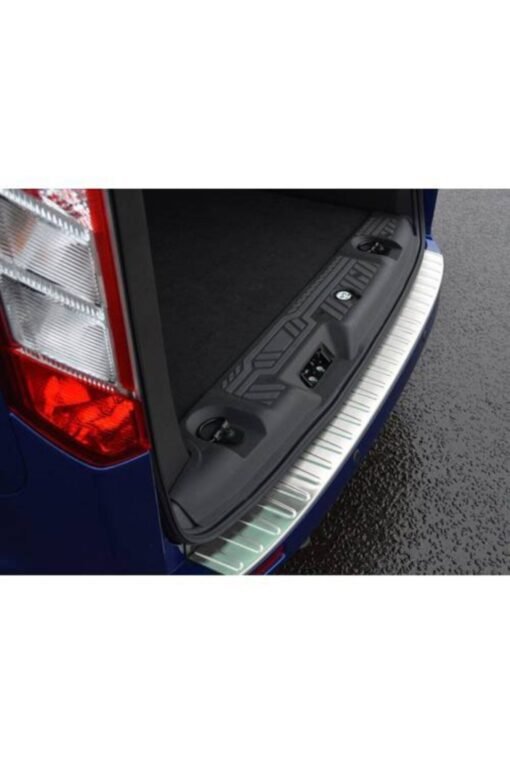 Ford Tourneo Custom Krom Arka Tampon Eşiği 2012 Ve Üzeri P.çelik Uyumlu