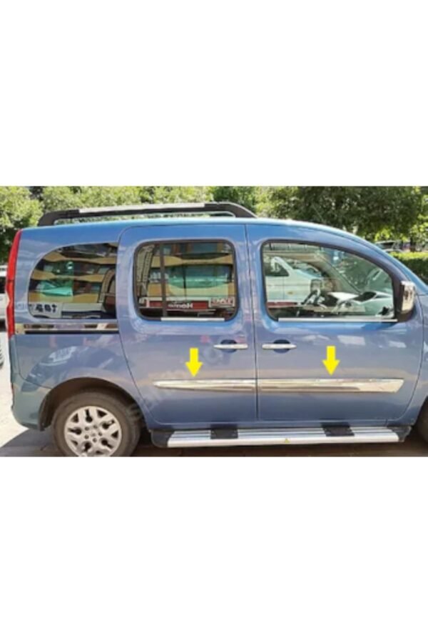 Renault Kangoo Krom Yan Kapı Çıtası 4 Kapı 2008-2011 Arası Paslanmaz Çelik