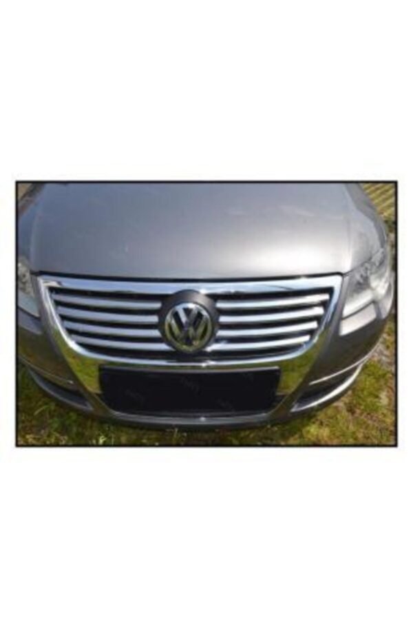 Vw Passat B6 Krom Ön Panjur 8 Prç. 2005-2010 Arası P. Çelik - Görsel 3