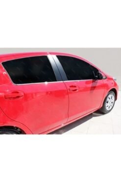 Toyota Yaris Uyumlu Krom Cam Çıtası 4 Parça 2012 Ve Üzeri Paslanmaz Çelik