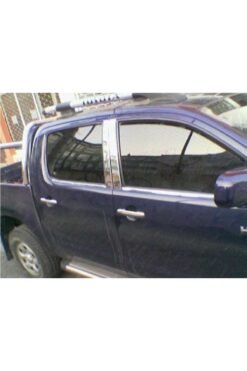 Toyota Hilux Krom Cam Çıtası 4 Parça 2005-2015 Arası Paslanmaz Çelik