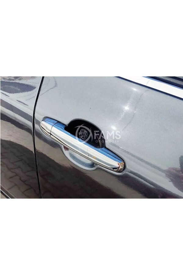 Toyota Corolla Uyumlu  Krom Kapı Kolu 4 Kapı 2007-2012 P.çelik - Görsel 6
