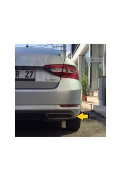 Skoda Superb Krom Difüzör Egzoz Çıkışı 2015-2019 Arası P. Çelik