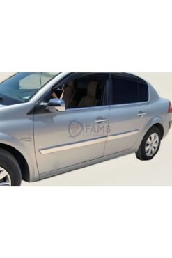 Alternative view of Renault Megane 2 Krom Yan Kapı Çıtası 4 Prç. 2002-2009 Arası P.çelik (geniş-uzun)