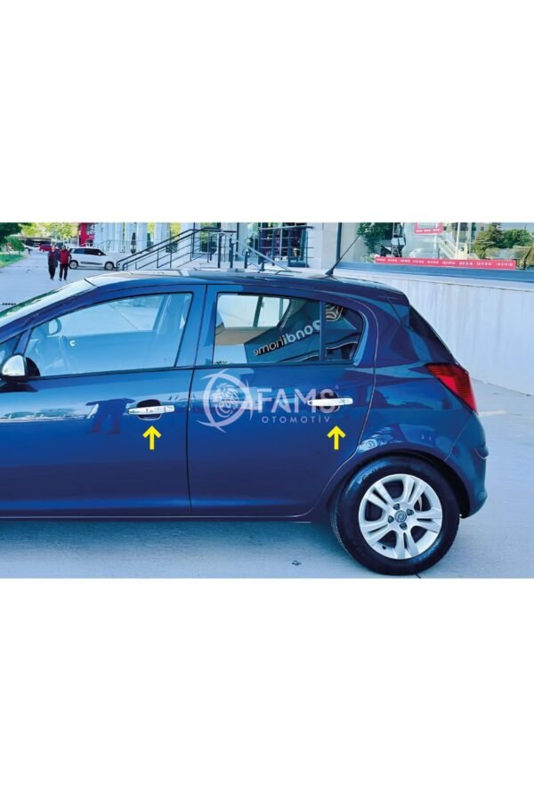 Opel Corsa D Krom Kapı Kolu 4 Kapı 2006-2014 P. Çelik - Görsel 3