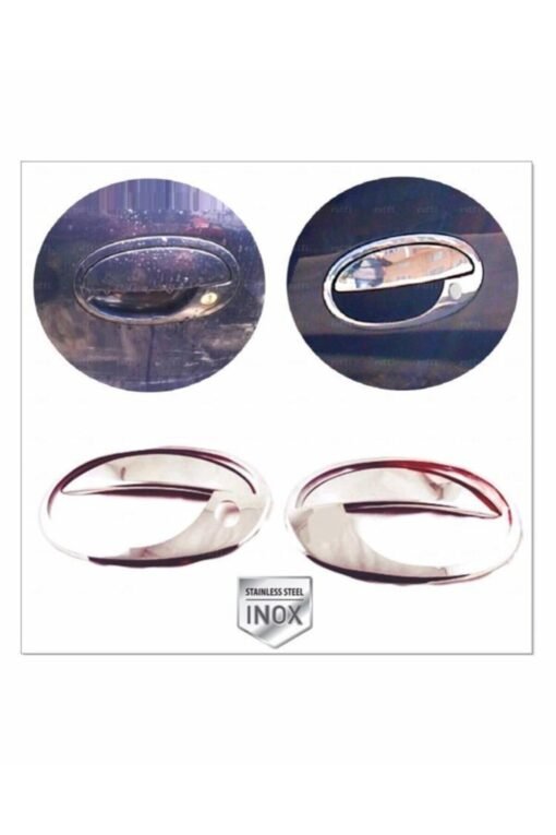 Opel Corsa C Krom Kapı Kolu+çerçeve 2 Kapı 2000-2006 P. Çelik