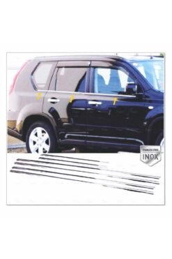 Nissan X-trail Krom Cam Çıtası 6 Prç. 2007-2014 P.çelik