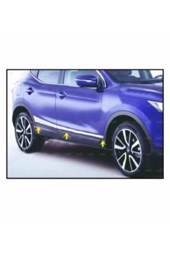 Alternative view of Nissan Qashqai Uyumlu Krom Yan Kapı Çıtası 6 Prç. 2013-2021 Arası P. Çelik