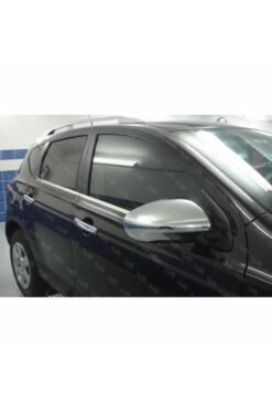 Alternative view of Nissan Qashqai J10 Krom Cam Çıtası 4 Prç. 2007-2010 P. Çelik