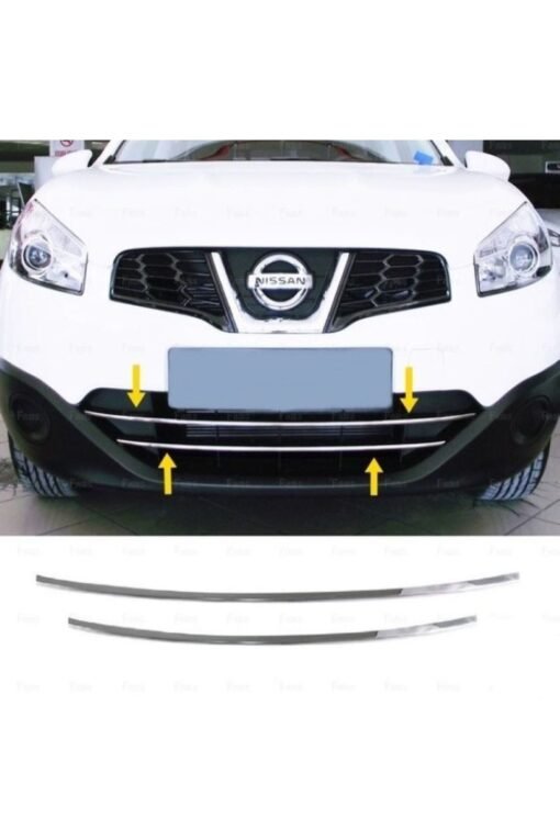 Nissan Qashqai J10 Krom Ön Panjur 2 Parça 2010-2014 P. Çelik