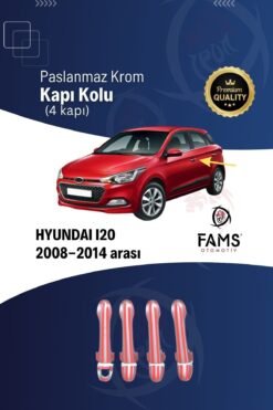 Alternative view of Hyundai I20 Krom Kapı Kolu 4 Kapı 2008-2014 Arası P.çelik