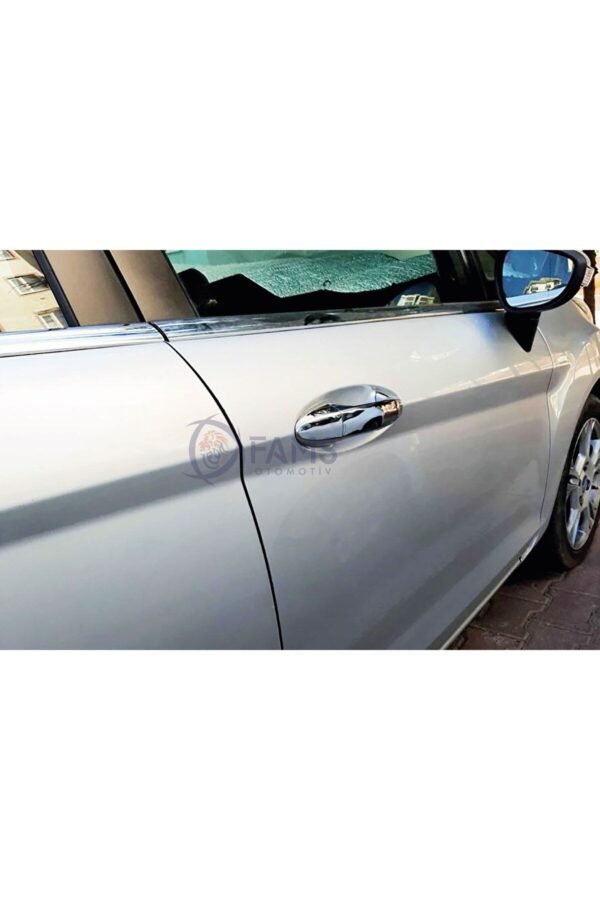 Ford Fiesta Uyumlu Krom Kapı Kolu 4 Kapı 2009-2017 Arası Paslanmaz Çelik - Görsel 3
