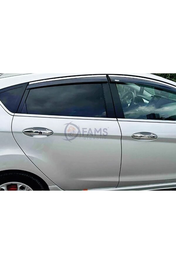 Ford Fiesta Uyumlu Krom Kapı Kolu 4 Kapı 2009-2017 Arası Paslanmaz Çelik - Görsel 5