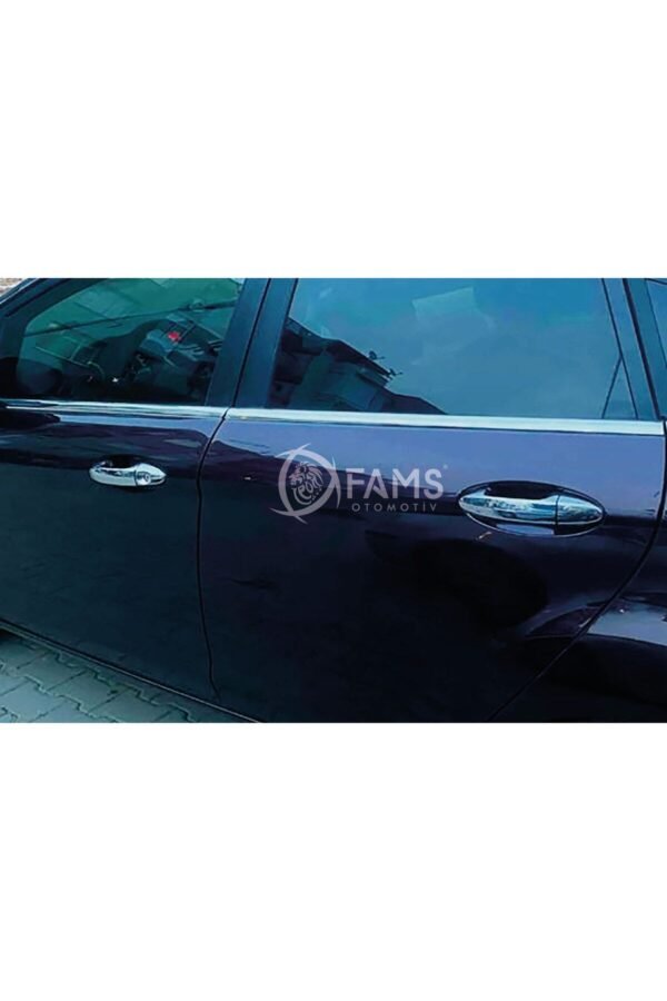 Ford Fiesta Uyumlu Krom Kapı Kolu 4 Kapı 2009-2017 Arası Paslanmaz Çelik - Görsel 6