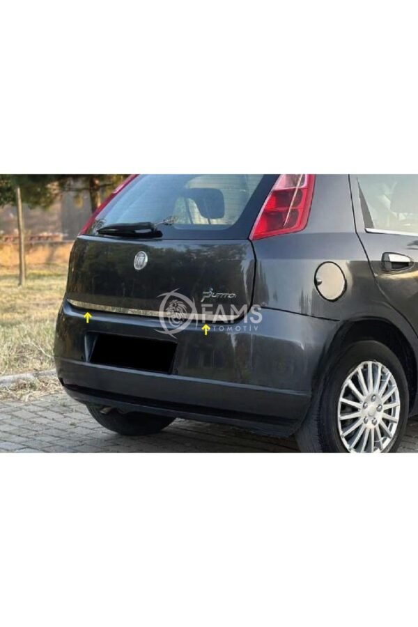 Fiat Grande Punto Krom Bagaj Alt Çıtası 2005 Üzeri Paslanmaz Çelik - Görsel 3