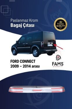 Alternative view of Ford Connect Uyumlu Krom Bagaj Çıtası 2009-2014 P. Çelik