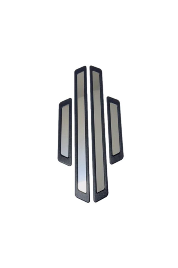 Peugeot 407 Krom Kapı Eşik Koruması 4 Parça 2004-2010 - Görsel 4
