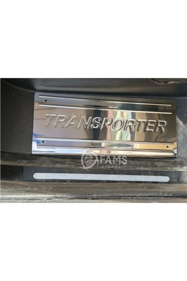 VW T5 Transporter Krom İç Kapı Eşiği 3 Parça 2003-2015 Paslanmaz Çelik - Görsel 4
