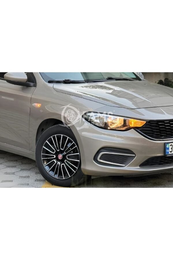 Fiat Egea Krom Sinyal Çerçevesi + Sis Çerçevesi 2015-2019 Paslanmaz Çelik - Görsel 4