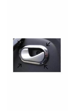 Dacia Logan MCV Krom İç Kapı Kolu Çerçeve 4 Parça 2005-2013 P.Çelik