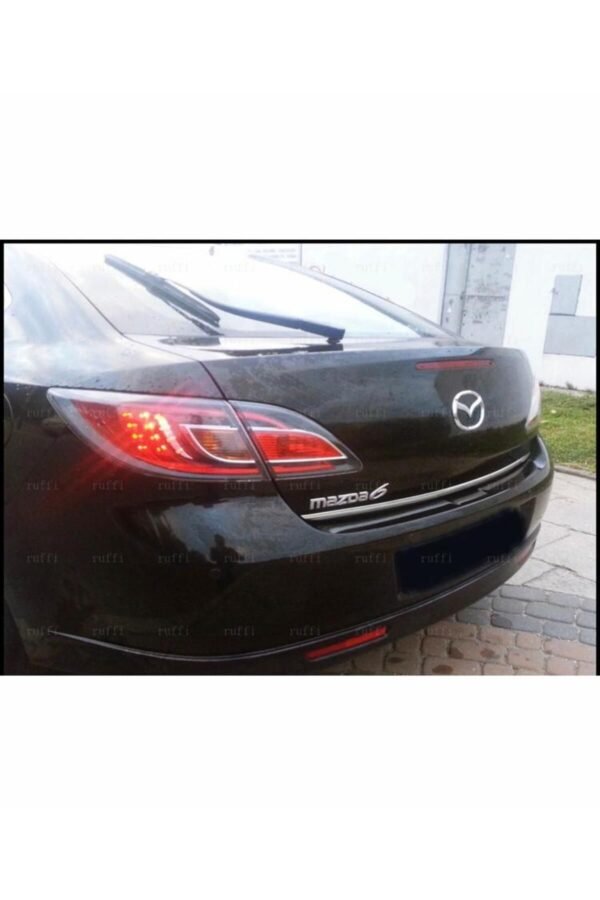Mazda 6 Krom Alt Bagaj Çıtası 2007-2013 Paslanmaz Çelik (SEDAN) - Görsel 2