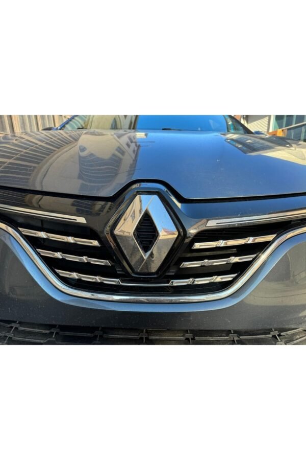 Renault Megane 4 Krom Ön Panjur 5 Parça 2021 Ve Üzeri Paslanmaz Çelik - Görsel 2