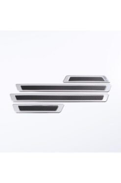 Alternative view of Kia Rio 2 Sedan Uyumlu Krom+karbon Kapı Eşik Koruması 4 Parça 2005-2011 Arası Uyumlu