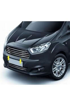 Ford Courier Uyumlu Krom Ön Panjur 4 Parça 2014-2018 Arası Paslanmaz Çelik (geniş)