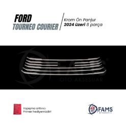 Alternative view of Tourneo Courier Krom Ön Panjur 8 Parça 2024 Üzeri Paslanmaz Çelik