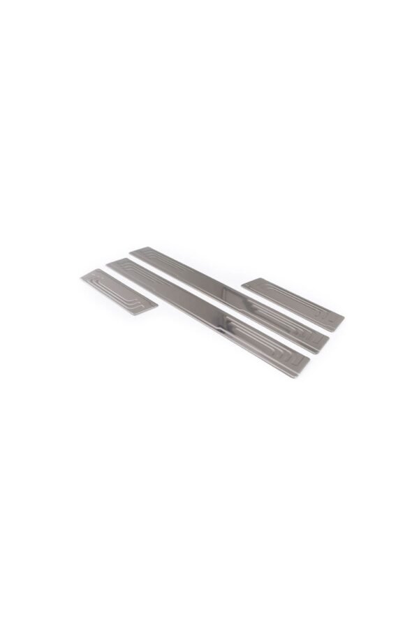 Seat Leon Mk2 Krom Kapı Eşik Koruması 4 Parça 2005-2009 Arası Paslanmaz Çelik - Görsel 2
