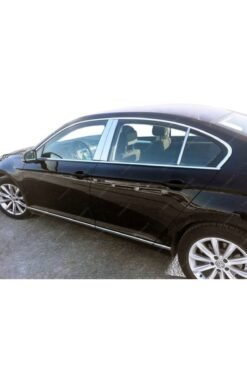 Alternative view of Vw Passat B8 Uyumlu Krom Kapı Direk Seti 6 Parça 2014-2019 Arası Paslanmaz Çelik