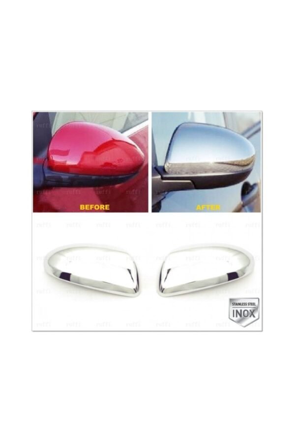 Chevrolet Cruze Krom Ayna Kapağı 2 Parça 2009 Ve Üzeri Paslanmaz Çelik (Hb/Sedan Uyumlu) - Görsel 2