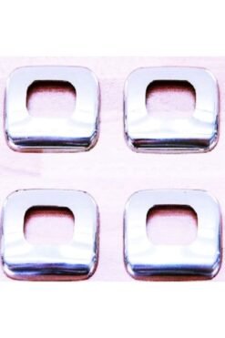 Alternative view of Dacia Sandero Krom iç Kilit Buton Çerçeve 4 Parça 2006-2012 Paslanmaz Çelik Uyumlu